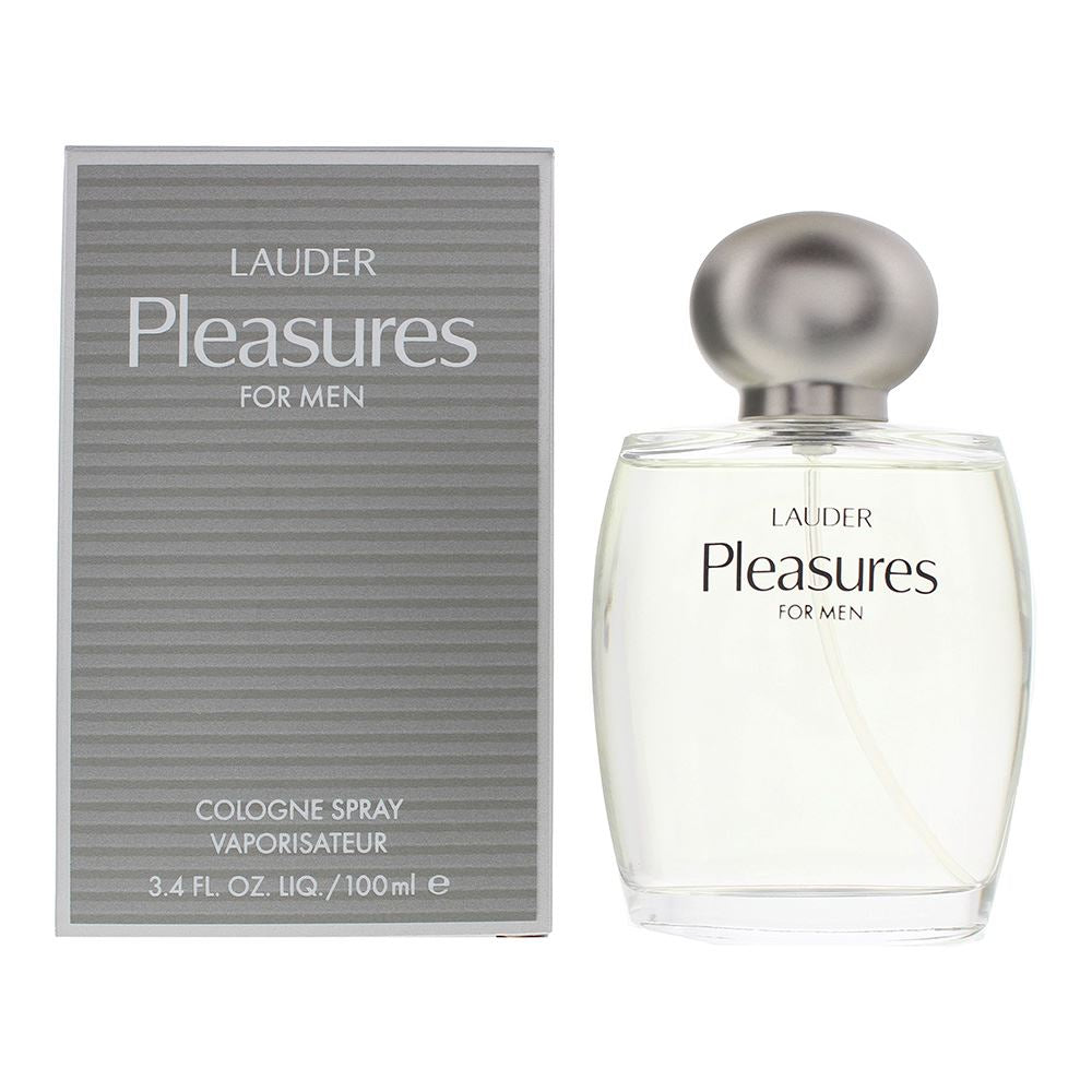 Estee Lauder Pleasures For Men Cologne Spray 100ml Spray For Mens Fragrance