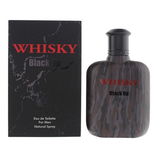 Evaflor Whisky Black Op Eau De Toilette 100ml Mens Fragrance Spray