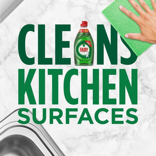 Fairy Washing Up Liquid Kitchen Scourer Dish Grease Cleaner Mix Bundle Set 320ml