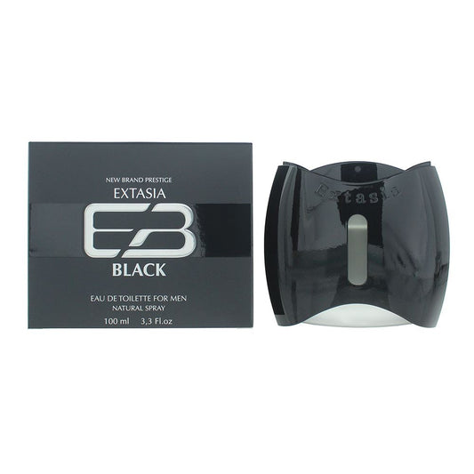 New Brand Extasia Black For Men Eau de Toilette 100ml Mens Fragrance Spray