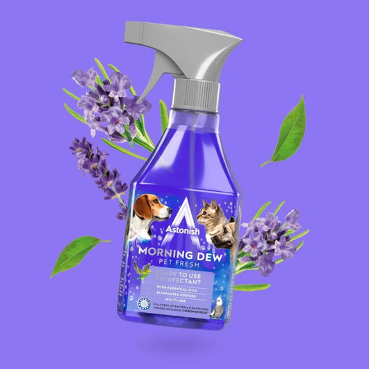 Astonish Pet Fresh Disinfectant Ready To Use Surface Cleaner Spray Morning Dew