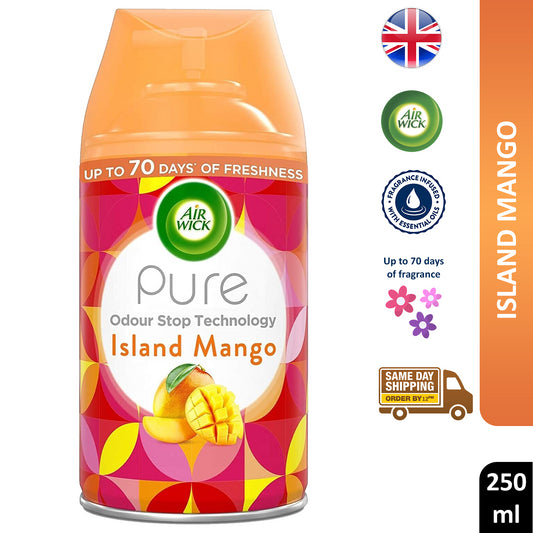 Air Wick Freshmatic Refills Automatic Spray Home Freshener Island Mango 250ml