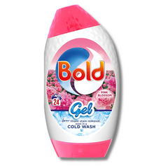 Bold Laundry Detergent Gel Liquid For Clothes Pink Blossom Fragrance 24W 840ml