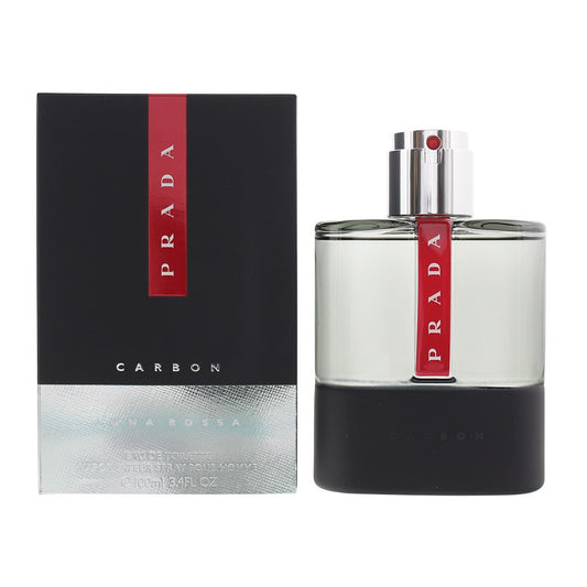 Prada Luna Rossa Carbon Eau de Toilette 100ml Mens Fragrance Spray
