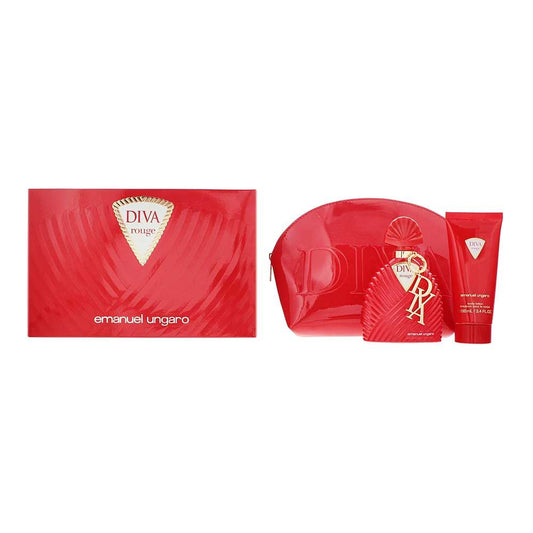 Emanuel Ungaro Diva Rouge 3 Piece Gift Set