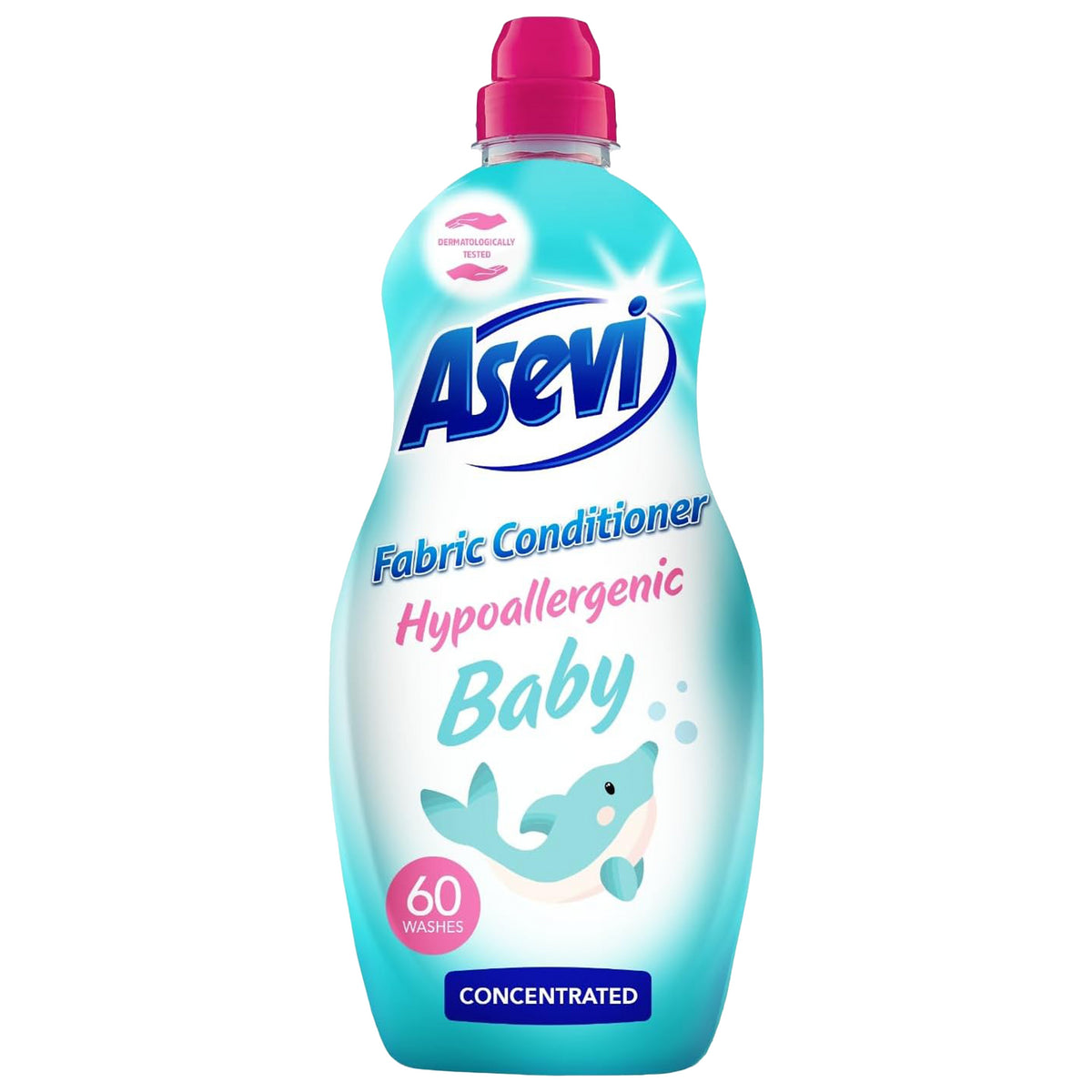 Asevi Fabric Conditioner Concentrate Baby Laundry Liquid 60 Washes 1.38L