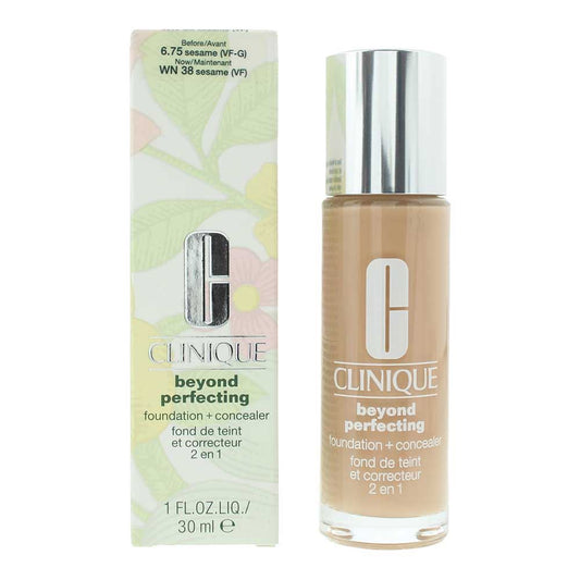 Clinique Beyond Perfecting WN 38 Sesame Foundation + Concealer 30ml
