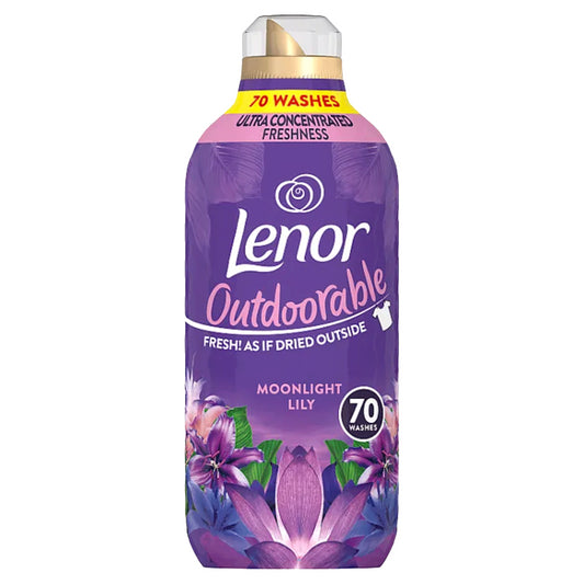Lenor Outdoorable Fabric Conditioner Liquid Concentrated Moonlight Lily 70Washes