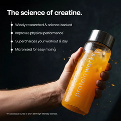 Protein Works Creatine 360 Black Innovation Unflavoured 500g 166 Servings Creatine Monohydrate