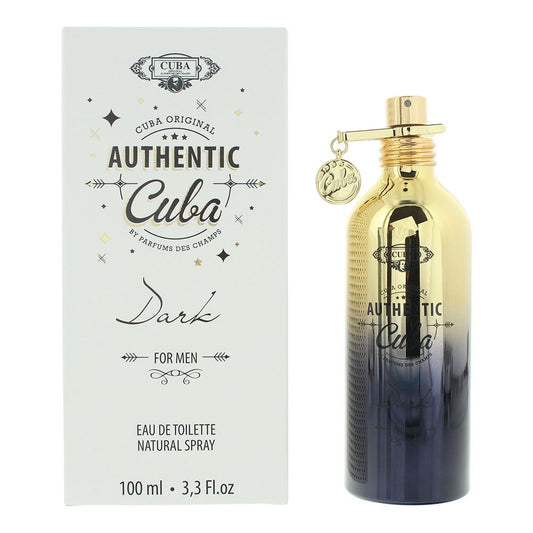 Cuba Authentic Dark For Men Eau de Toilette 100ml Mens Fragrance Spray