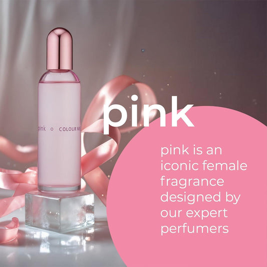 Milton Lloyd Colour Me Femme Pink Eau de Parfum 100ml Womens Fragrance Spray