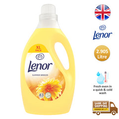 Lenor Fabric Conditioner Freshener Liquid Summer Breeze 83 Washes 2.905L
