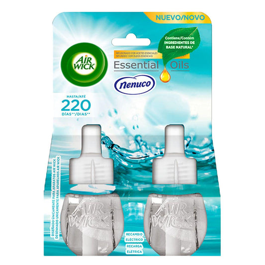 Air Wick Plug In Refill Twin Oil Home Air Freshener Nenuco Fragrance 19ml