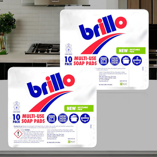 Brillo Multi Use Soap Pads Surface Cleaner Stubborn Stain Dirt Remover