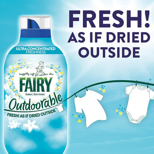Fairy Outdoorable Fabric Softener In-Wash Scent Booster Fresh Clothes Bundle Set
