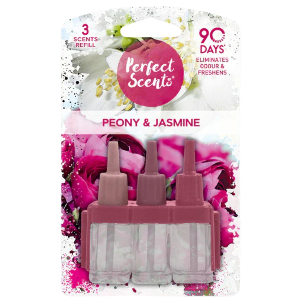 Perfect Scents 3Volution Plug in Refills Peony Jasmine Home Air Fresheners 20ml