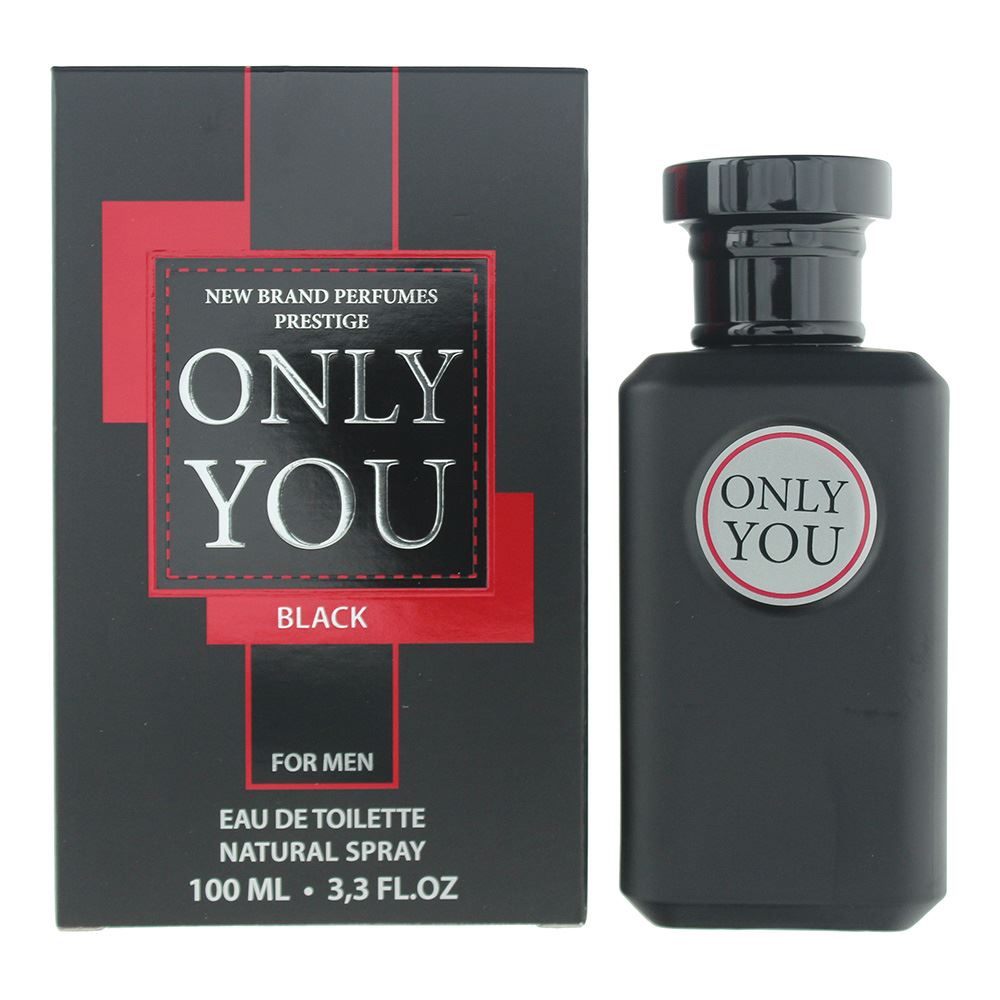 New Brand Prestige Only You Black Eau de Toilette 100ml Mens Fragrance Spray