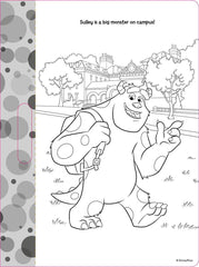 Disney Pixar Colouring Fun Pad With Amazing Stickers For Kids Childrens Girl Boy