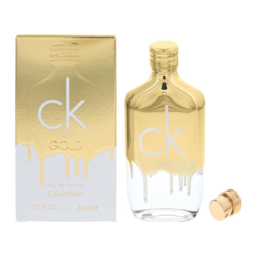 Calvin Klein Ck One Gold Eau de Toilette 50ml Unisex Fragrance Spray