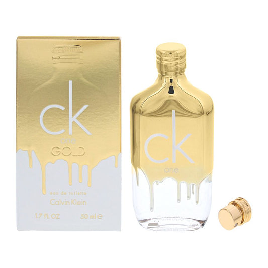 Calvin Klein Ck One Gold Eau de Toilette 50ml Unisex Fragrance Spray