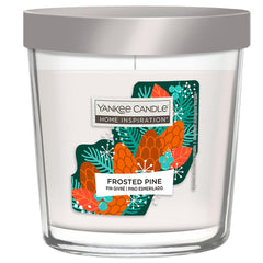Yankee Candle Tumbler Glass Scented Home Room Fragrance Frosted Pine 200G