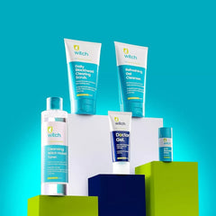 Witch Cleansing Skincare Scrub Toner Bundle Set Complete Blemish Control Routine