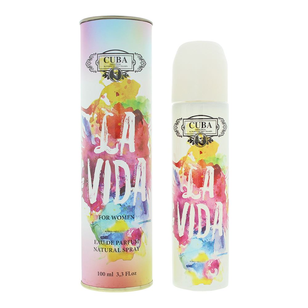Cuba La Vida For Women Eau de Parfum 100ml Womens Fragrance Spray