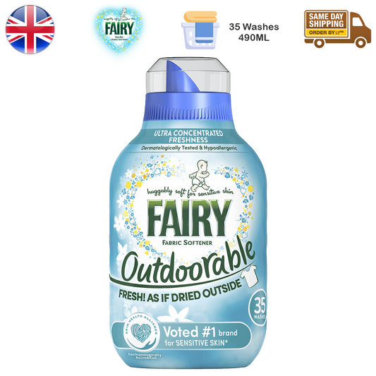 Fairy Outdoorable Ultra Concentrated Fabric Softener 35 Washes 490ml