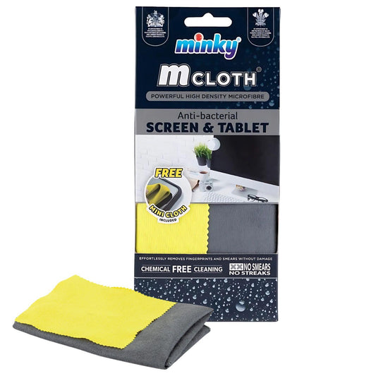 Minkey Cloth Microfibre Screen Tablet Fingerprint Smear Powerful Cleaner