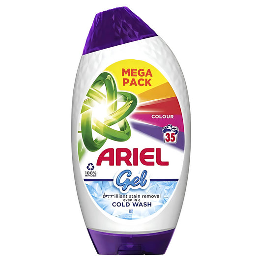 Ariel Colour Laundry Detergent Washing Liquid Gel Stain Remover 35 Washes