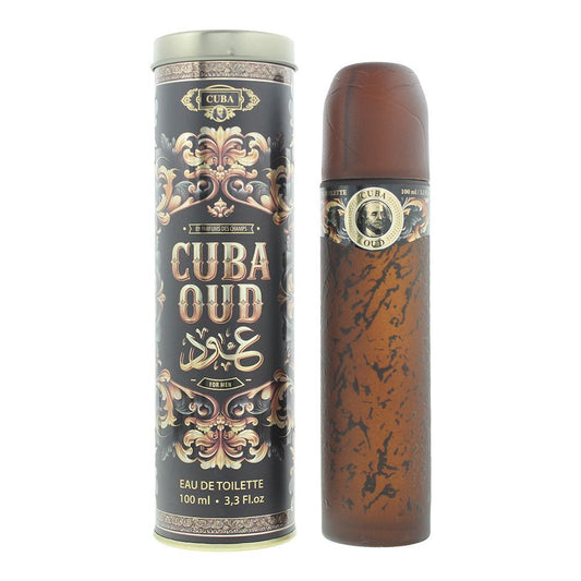 Cuba Oud For Men Eau de Toilette 100ml Mens Fragrance Spray
