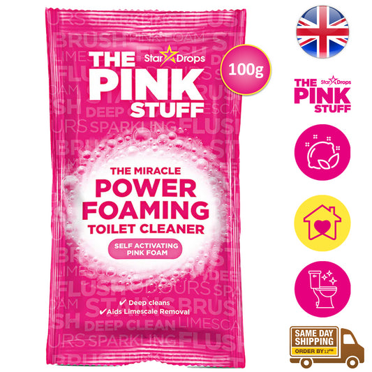 The Pink Stuff Miracle Foaming Toilet Bowl Cleaner Limescale Tough Stain Remover