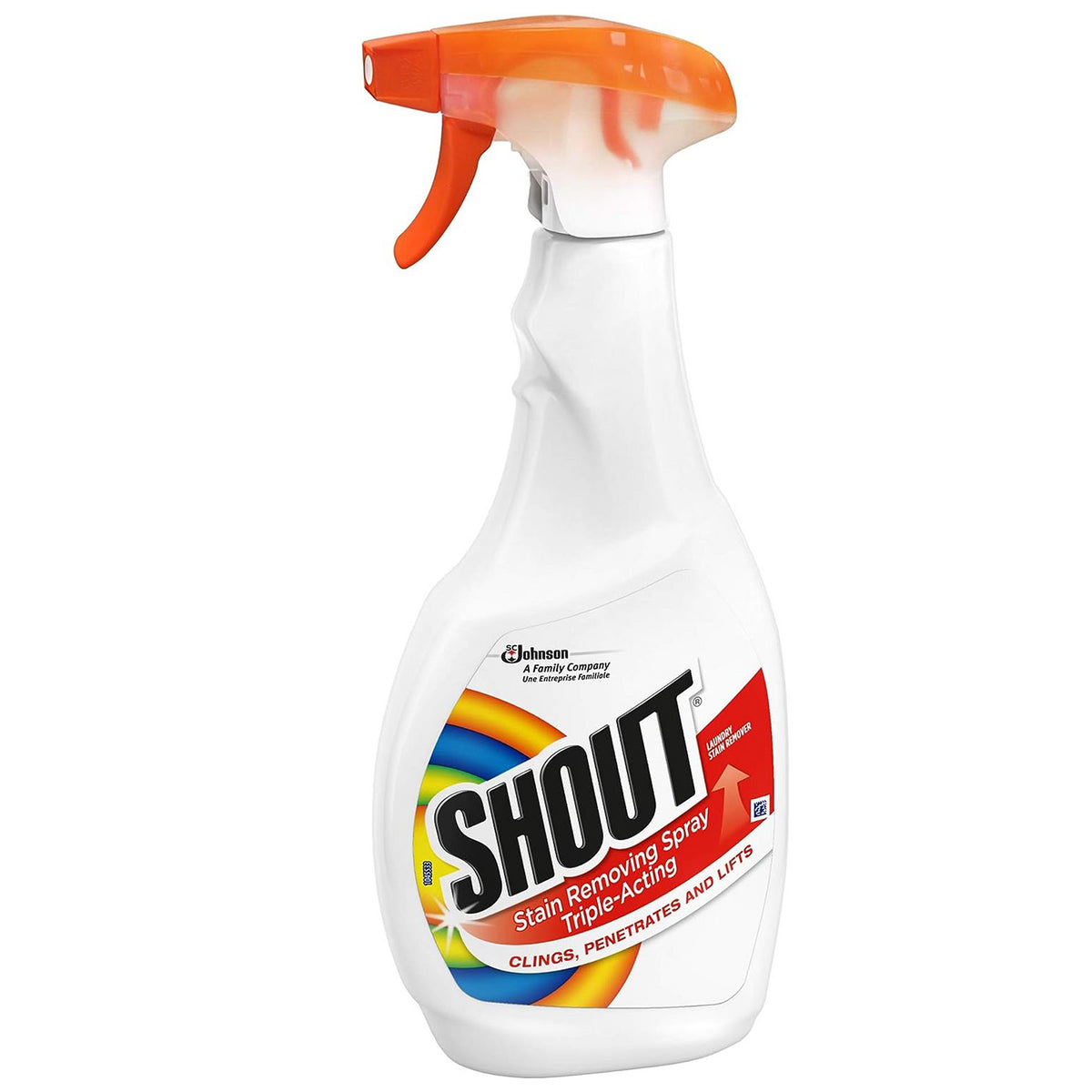 Shout Laundry Stain Remover Spray Fabric Dirt Grease Cleaner 500ml