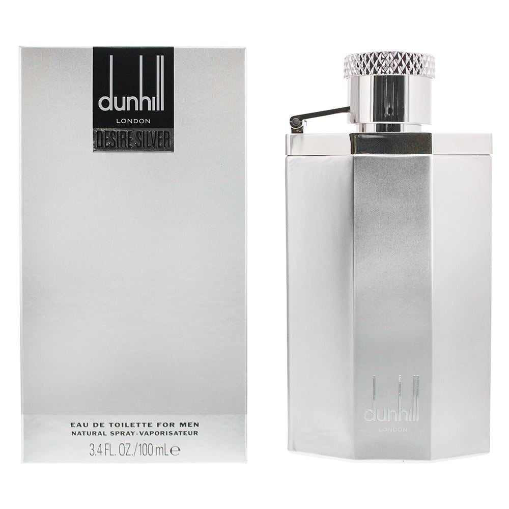 Dunhill Desire Silver Eau de Toilette 100ml Spray Mens Fragrance