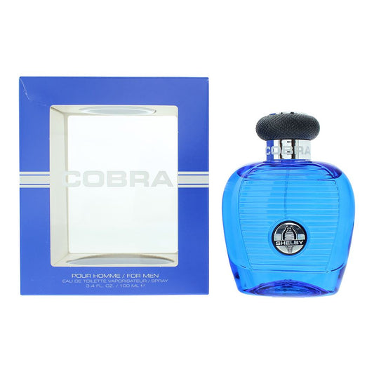 Carroll Shelby Blue Cobra Eau de Toilette 100ml Spray Mens Fragrance
