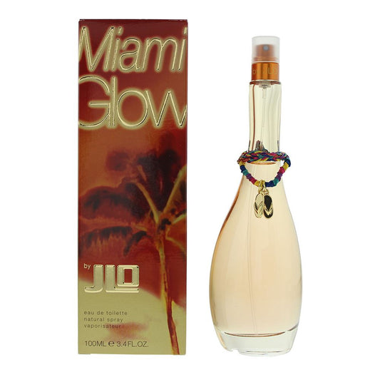 Jennifer Lopez Miami Glow Eau de Toilette 100ml Spray Womens Fragrance