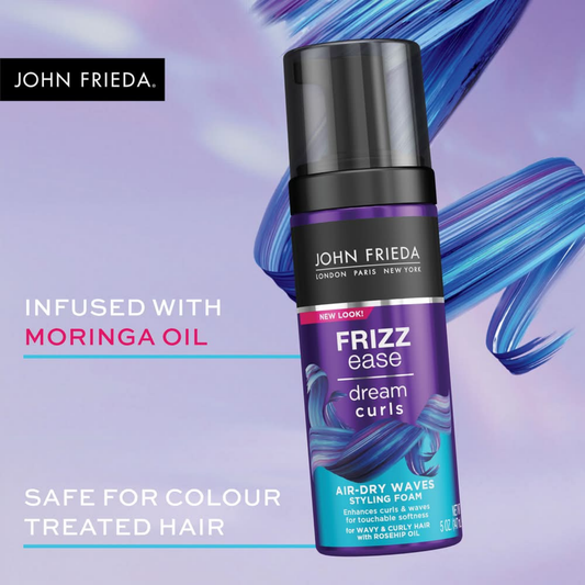 John Frieda Frizz Ease Dream Curls Air Dry Waves Styling Foam 150ml