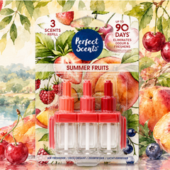 Perfect Scents Summer Fruits Air Freshener Refills – 3 Scent, 20ml