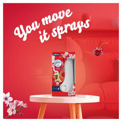 Glade Sense & Spray Room Fragrance with Motion Sensor Holder & 1 Refill Floral Cherries 18ml - Limited Edition