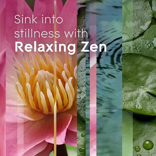 Glade Sense & Spray Relaxing Zen Air Freshener Refill Duo (2 x 18ml) - Fragrance Infused With Essential Oils - Home Office Hotel