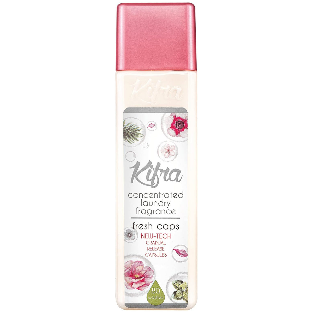 Kifra Fresh Caps Concentrated Laundry Rinse Fragrance Gentle Clothes 200ml