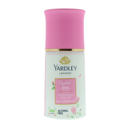 Yardley English  Rose Deodorant Roll-On 50ml For Women