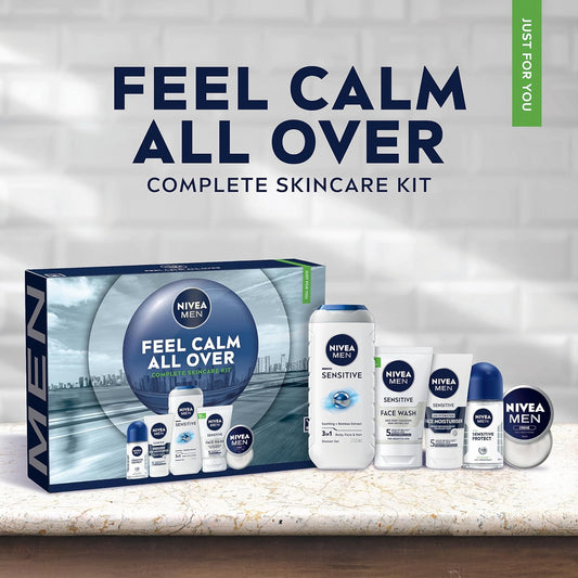 Nivea Men Feel Calm All Over Skincare Christmas Gift Set (5 Products)