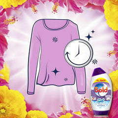 Bold Washing Liquid Gel Laundry Detergent Lavender & Camomile 35 Washes 1225ml