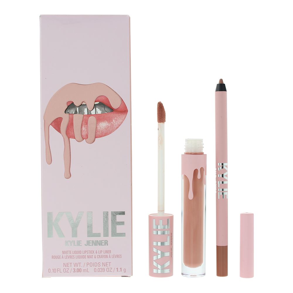 Kylie By Kylie Jenner Matte 700 Bare 2 Piece Gift Set