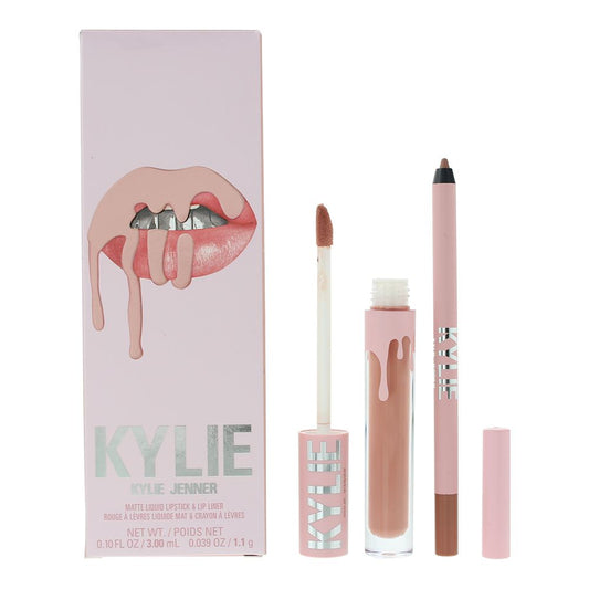 Kylie By Kylie Jenner Matte 700 Bare 2 Piece Gift Set