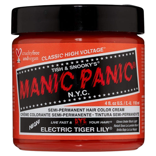 Manic Panic High Voltage Electric Tiger Lily Hair Dye SemiPermanent Color 118ml