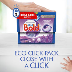 Bold Laundry Detergent Pods Washing Liquid Gel Lavender & Camomile Bundle Set