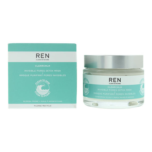 Ren Clearcalm Invisible Pores Detox Mask 50ml For Unisex