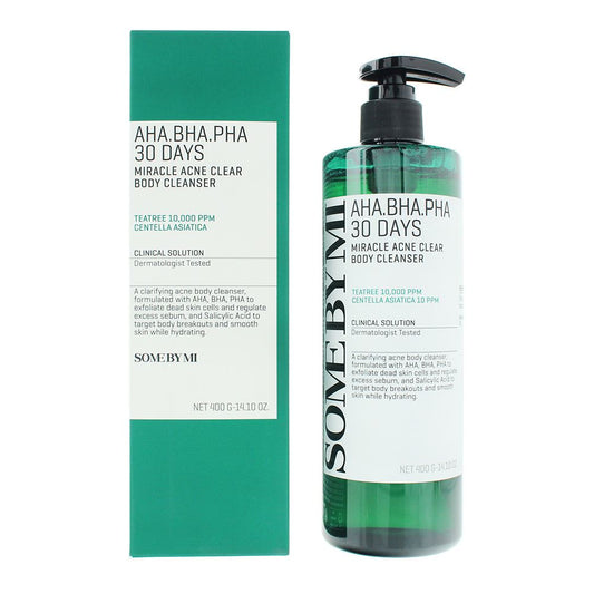 Some By Mi Body 30 Days AHA BHA PHA Miracle Acne Clear Body Cleanser 400ml